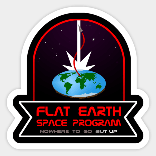 Flat Earth Space Program Sticker